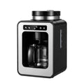 American-style Fully Automatic Coffee Maker – 600W, Insulated LCD Display, Built-in Grinder, Compact Design (6-10 Cups)