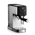 Italian Semi-Automatic Espresso Machine – 1350W Stainless Steel Housing with Steam Function for 3-5 Cups
