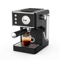 20-Bar Espresso Coffee Machine – 2-in-1 Coffee Maker & Milk Frother with 1350W, 1.2L Tank & Analog Dial