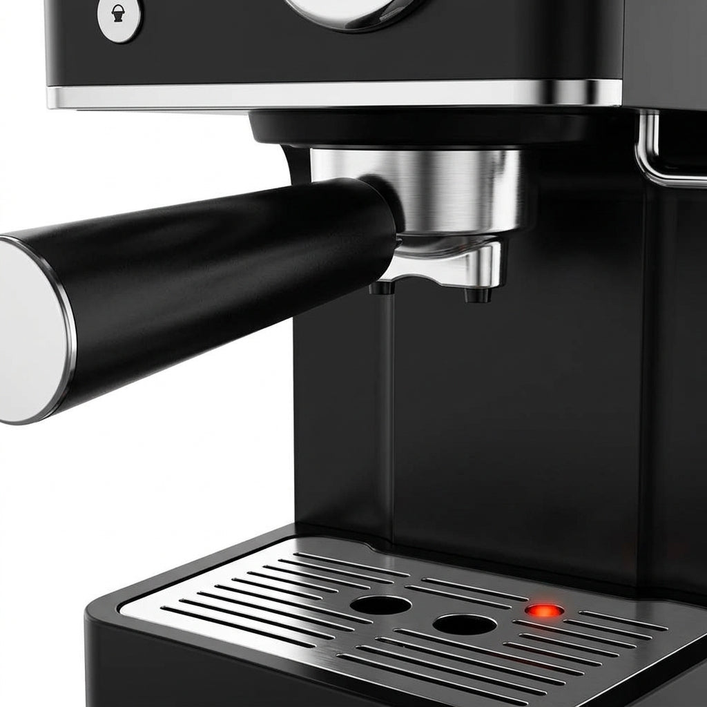 20-Bar Espresso Coffee Machine – 2-in-1 Coffee Maker & Milk Frother with 1350W, 1.2L Tank & Analog Dial